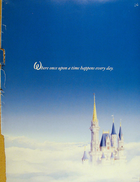 Disney World print advertisement