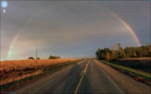 Rainbow, Art Fag City, Jon Rafman, Google Street View