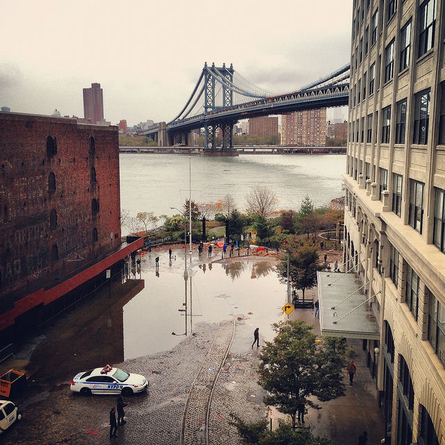 DUMBO, the morning after Hurricane Sandy.