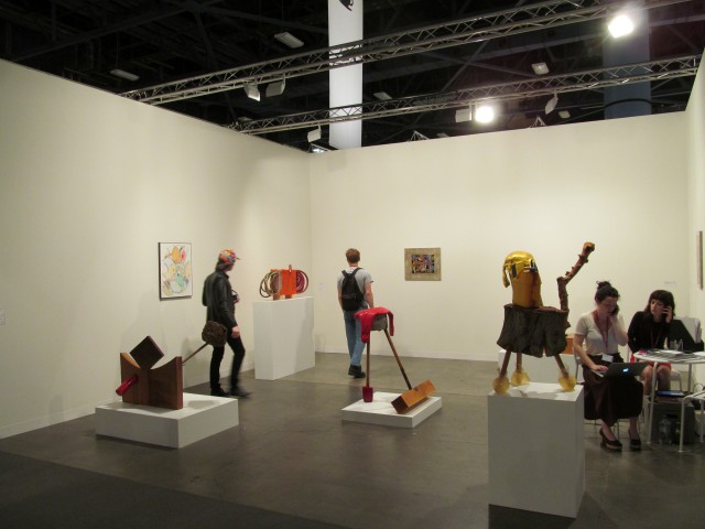 Harry Dodge's sculptures at Wallspace