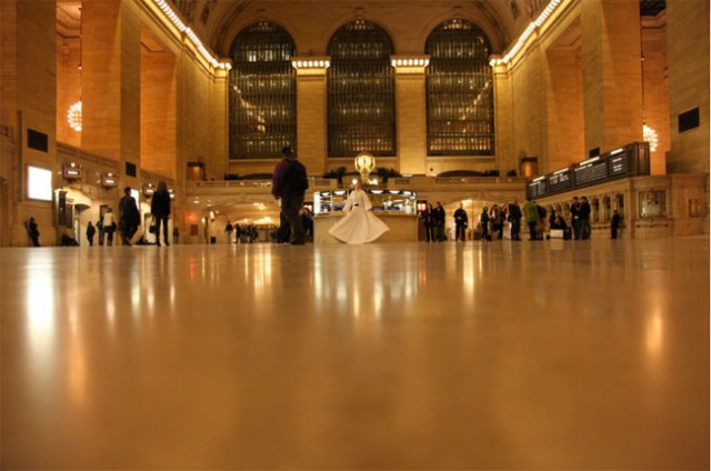 Mira Hunter, Durational Public Whirling (Grand Central), 2010 Video, TRT 13:41 Dimensions vary Edition of 10